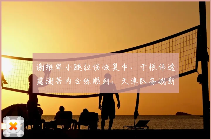 谢维军小腿拉伤恢复中,于根伟透露谢蒂内合练顺利,天津队备战新进展